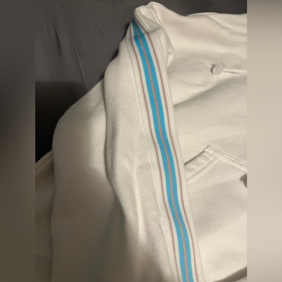 White and blue hoodie from aritzia! - Picture 2 of 3